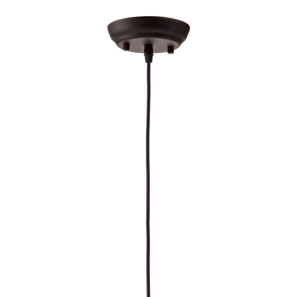 Natural Lantern Metal Dimmable Ceiling Light With Natural Shades - Image 3