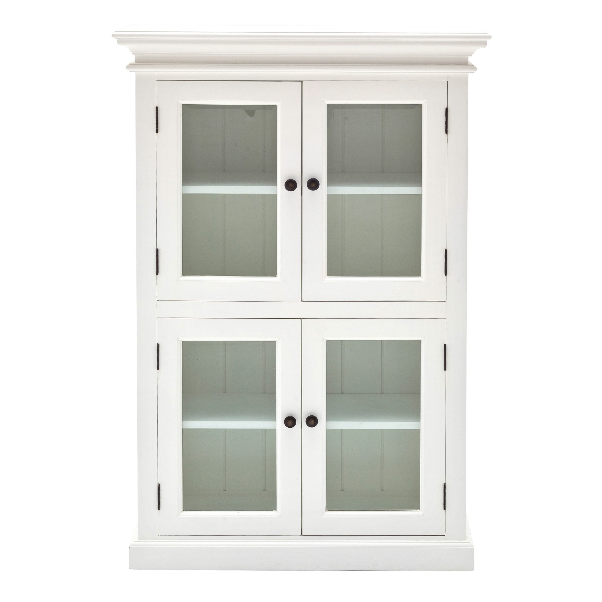 Classic White Two Level Storage Cabinet - Image 2