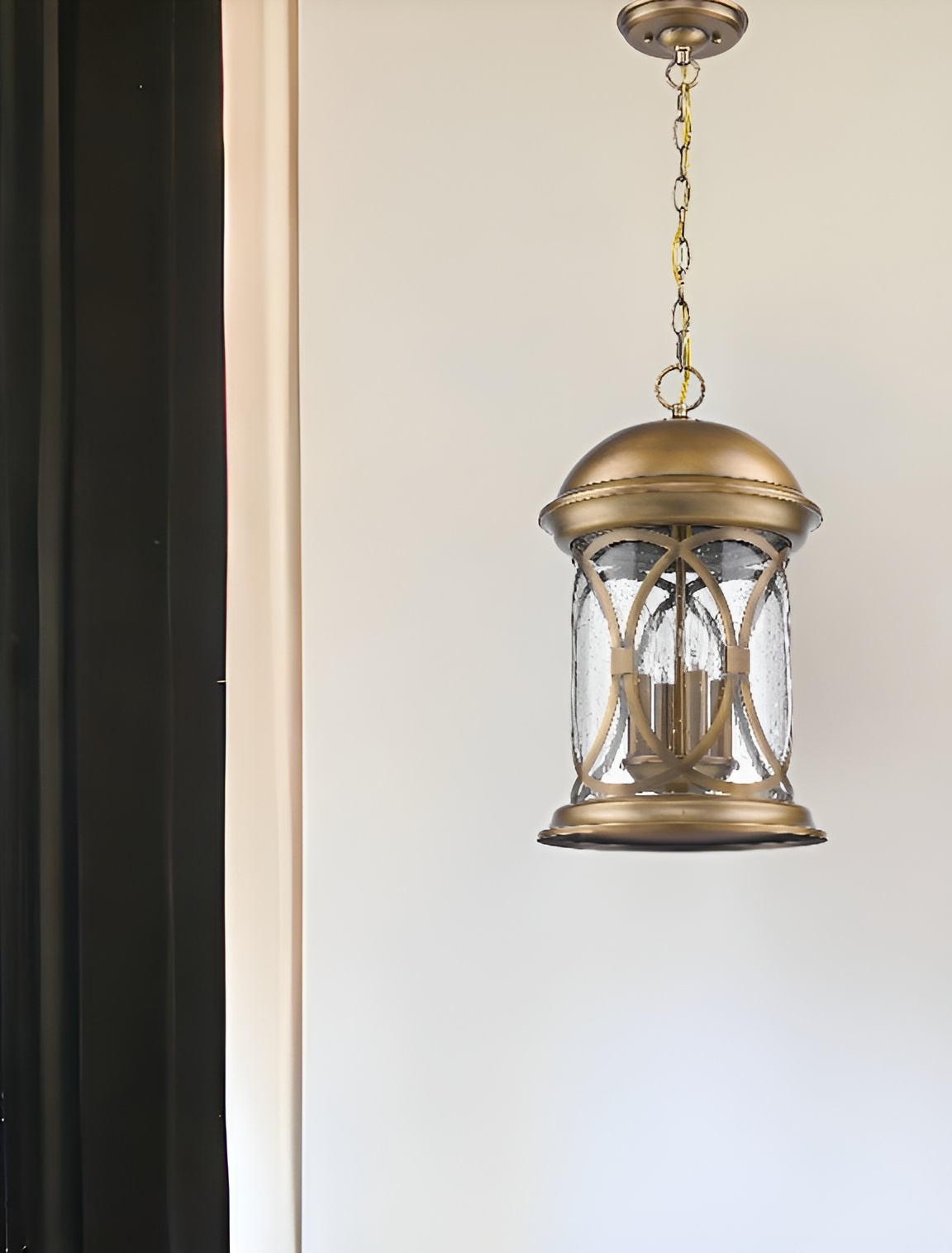 Lincoln 4-Light Antique Brass Hanging Light - Image 2