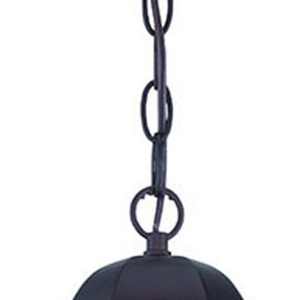 Matte Black Geometric Glass Hanging Light - Image 5