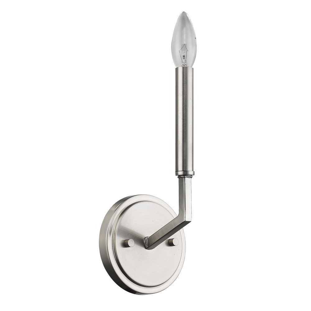 Minimalist Silver Wall Sconce - Image 3