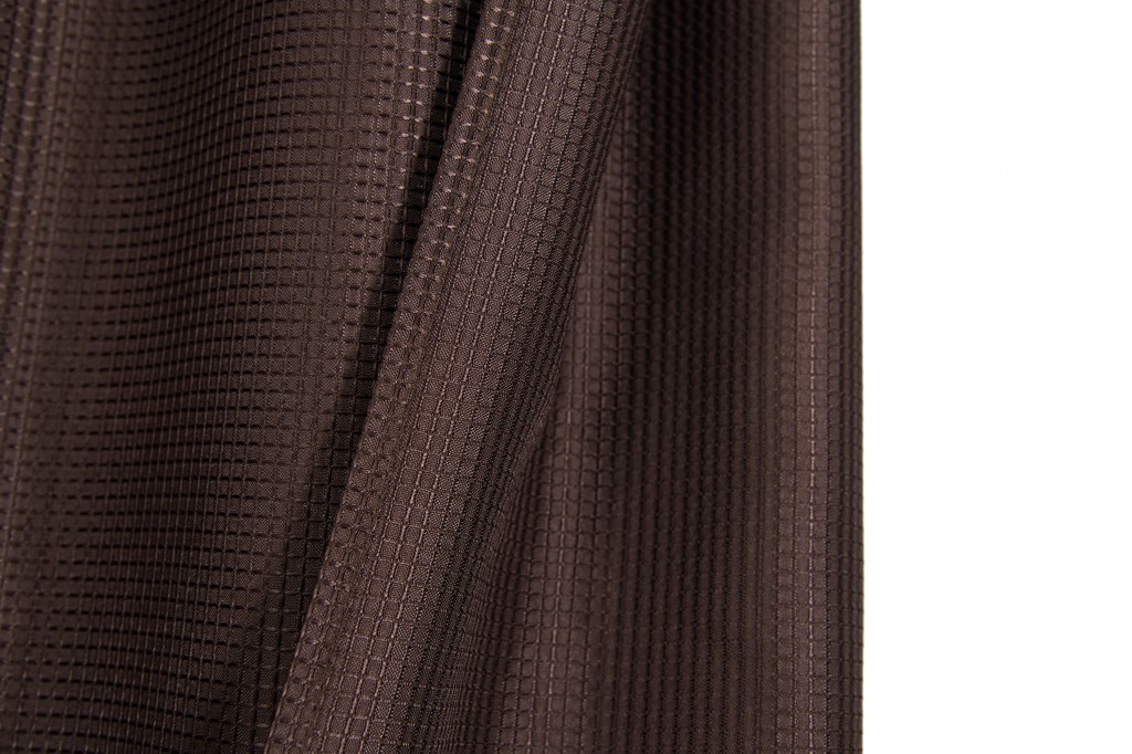 Luxurious Brown Waffle Weave Shower Curtain - Image 5