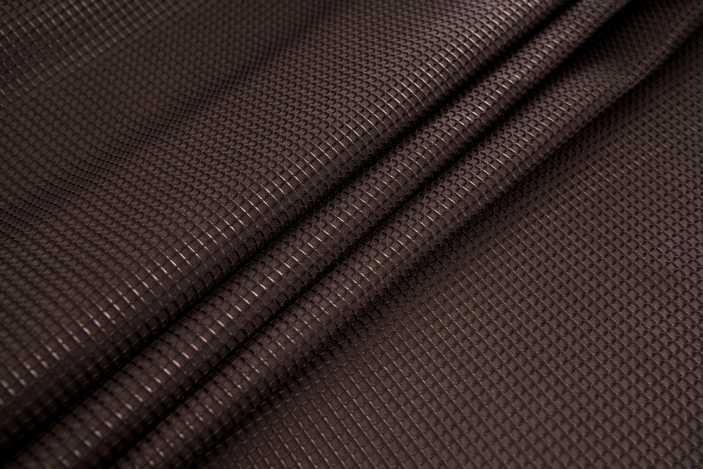 Luxurious Brown Waffle Weave Shower Curtain - Image 6