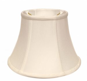 White Monay Shantung Silk Drum Lamp Shade