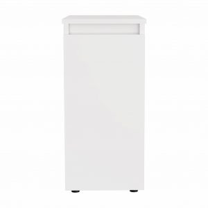 10" White Wood Freestanding Bathroom Vanity