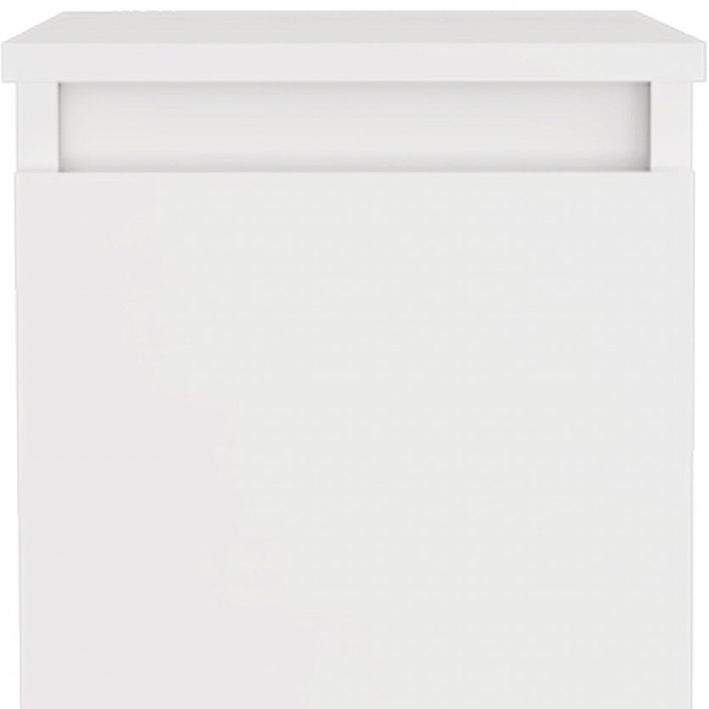 10" White Wood Freestanding Bathroom Vanity - Image 11