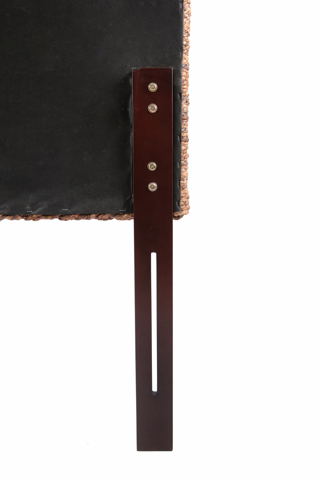 Brown Natural and Rustic Woven Banana Leaf Straight Queen Size Headboard - Image 4