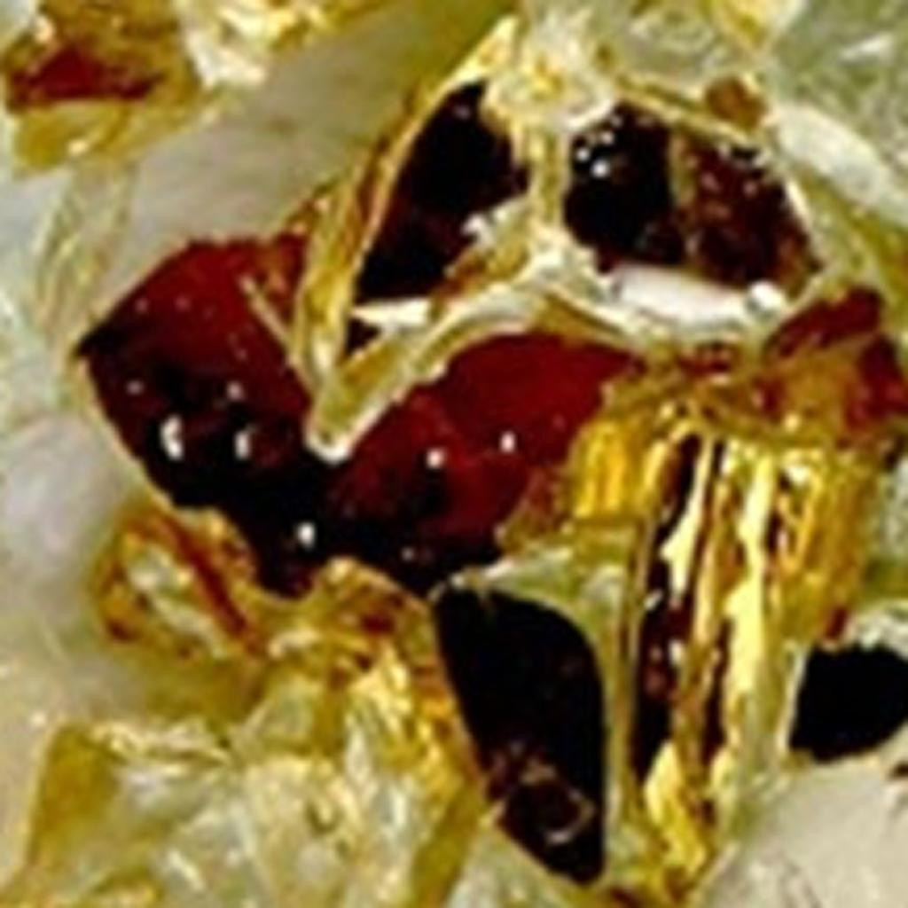 Gold Round Reflective Fire Pit Glass - Image 4