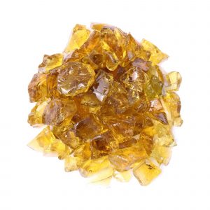 Chestnut Round Reflective Fire Pit Glass