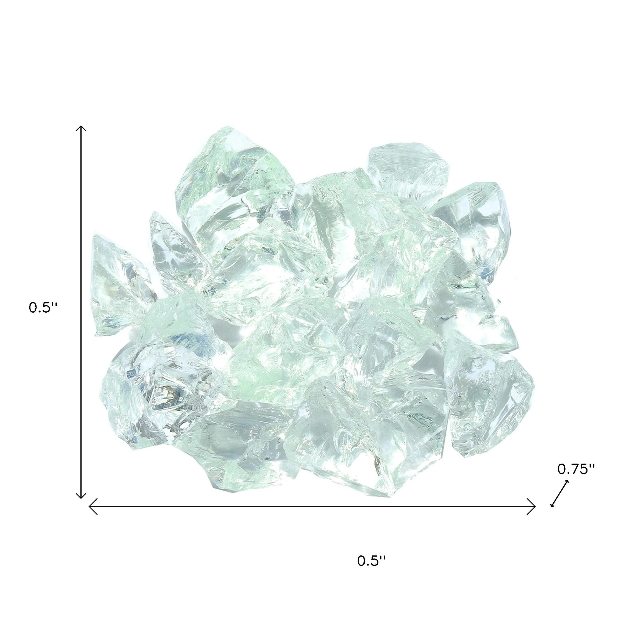 Clear Round Reflective Fire Pit Glass - Image 4