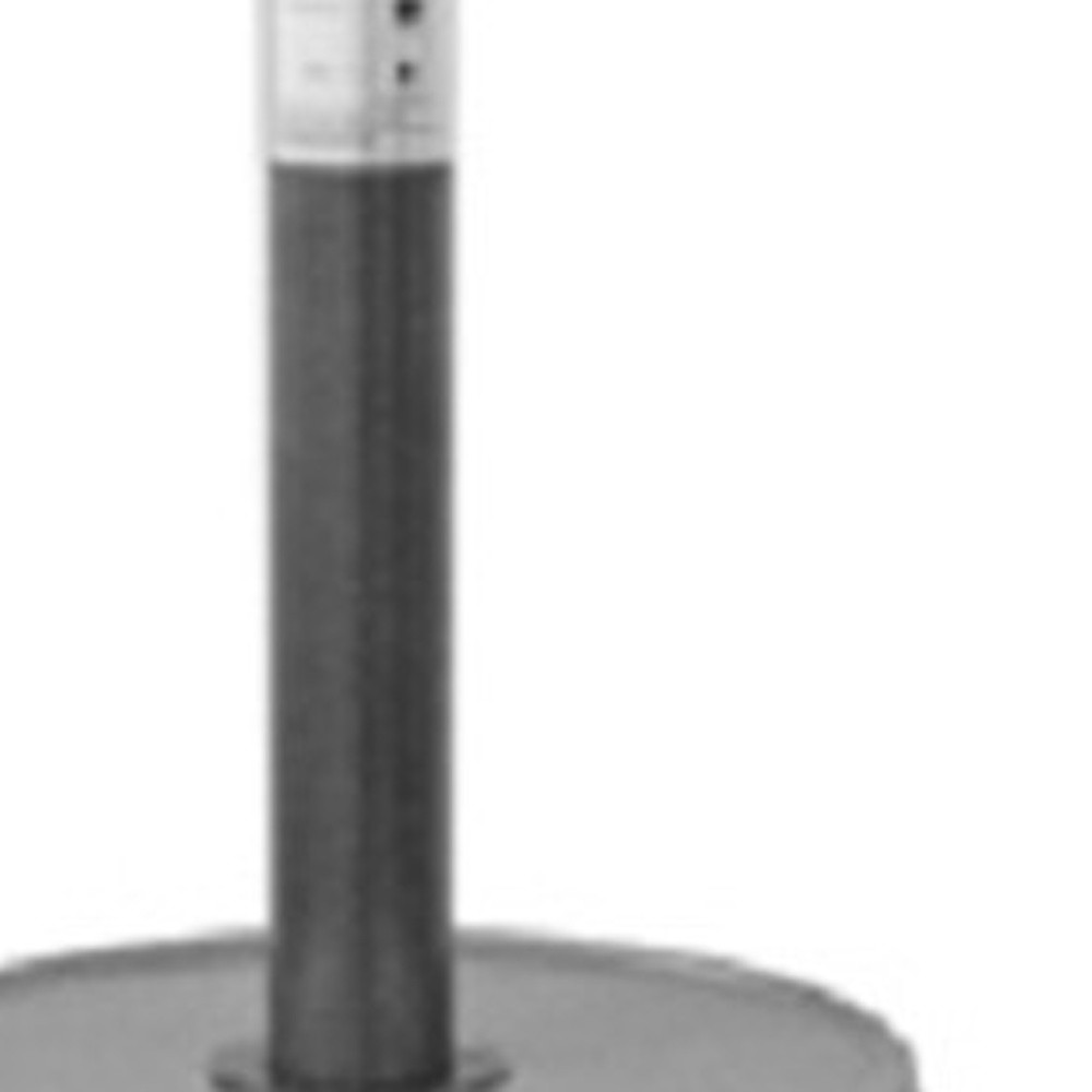 48000 BTU Silver Steel Propane Cylindrical Pole Standing Patio Heater - Image 4