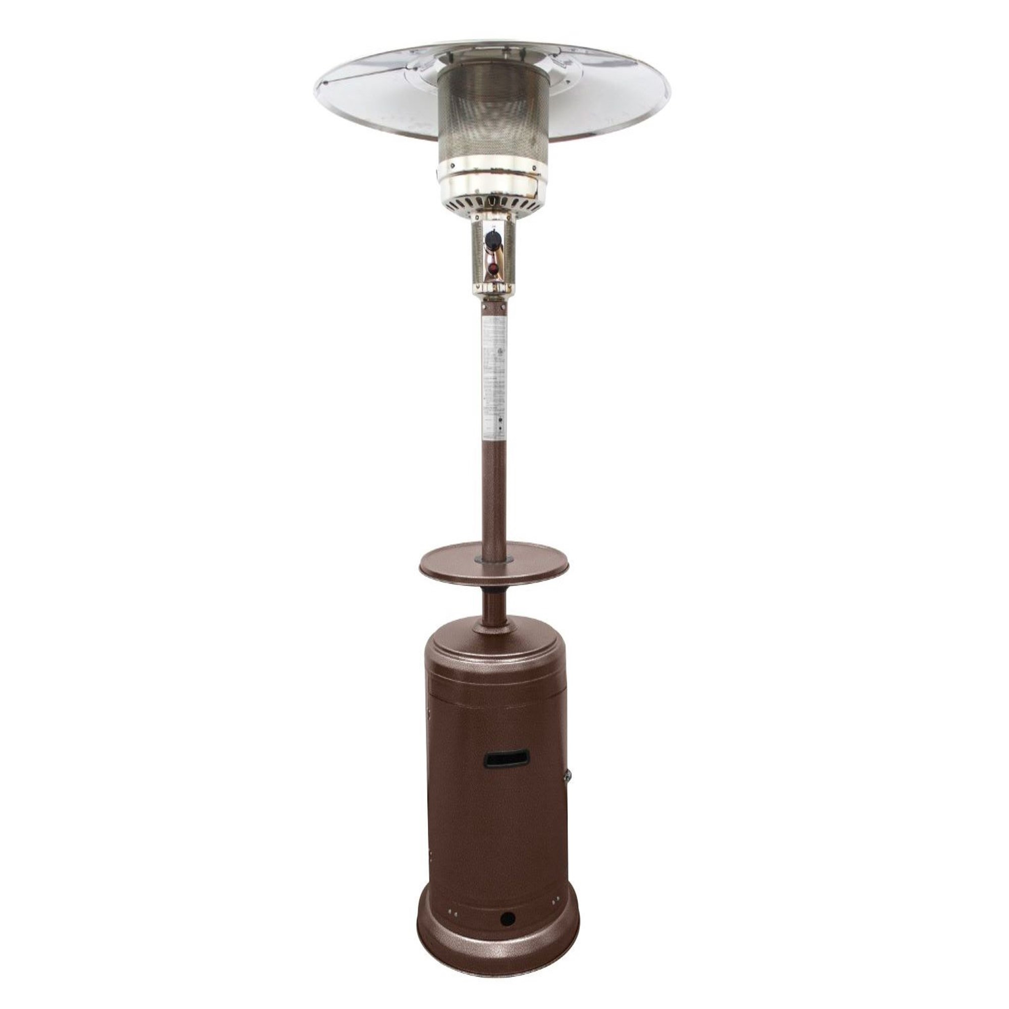 48000 BTU Bronze Steel Propane Cylindrical Pole Standing Patio Heater - Image 3