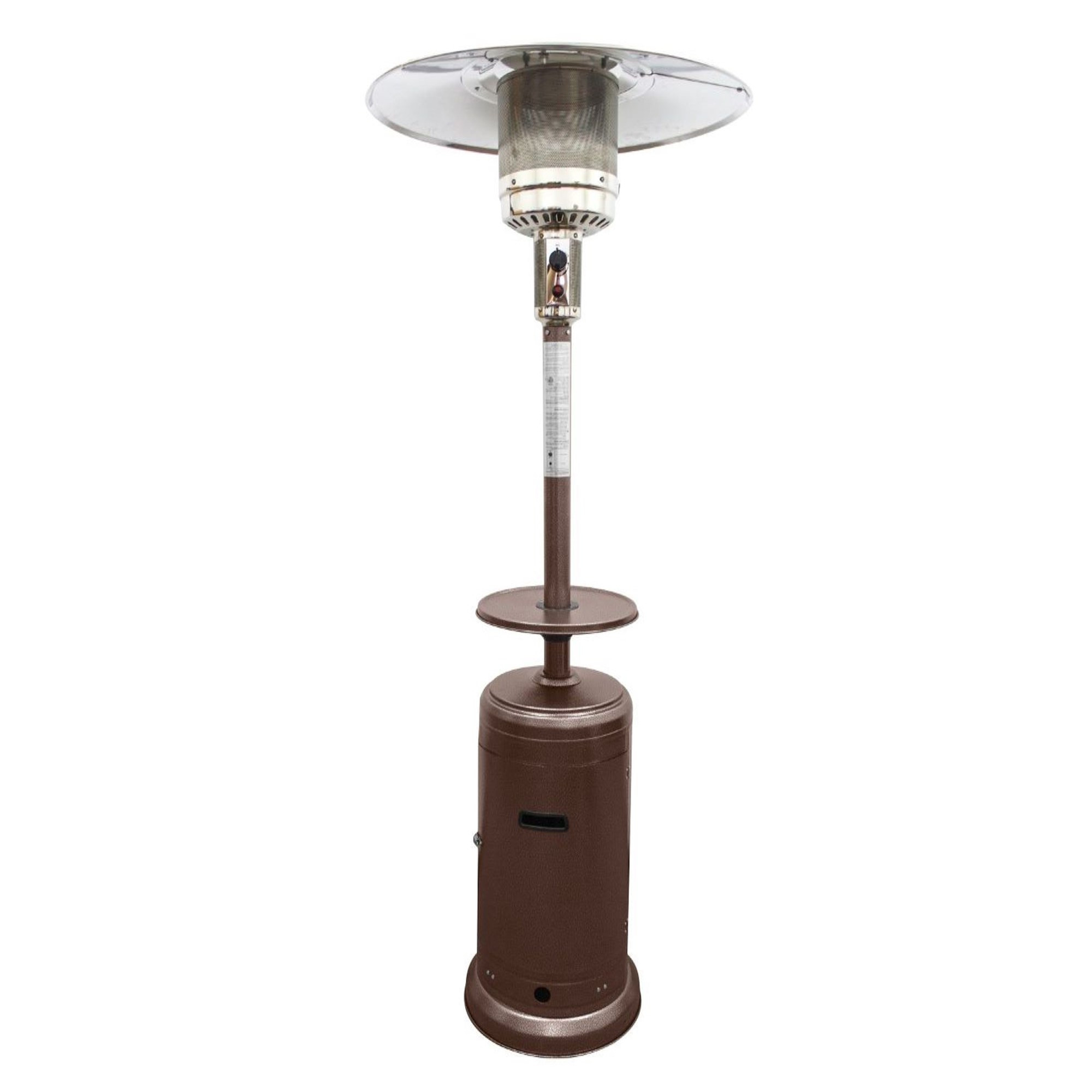 48000 BTU Bronze Steel Propane Cylindrical Pole Standing Patio Heater - Image 2