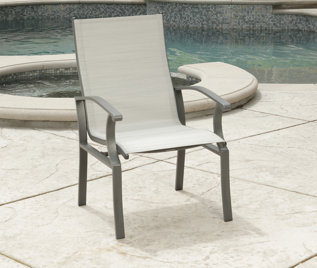 Seven Piece Black and Gray Rectangular Glass Dining Set with Six Chairs - Image 4