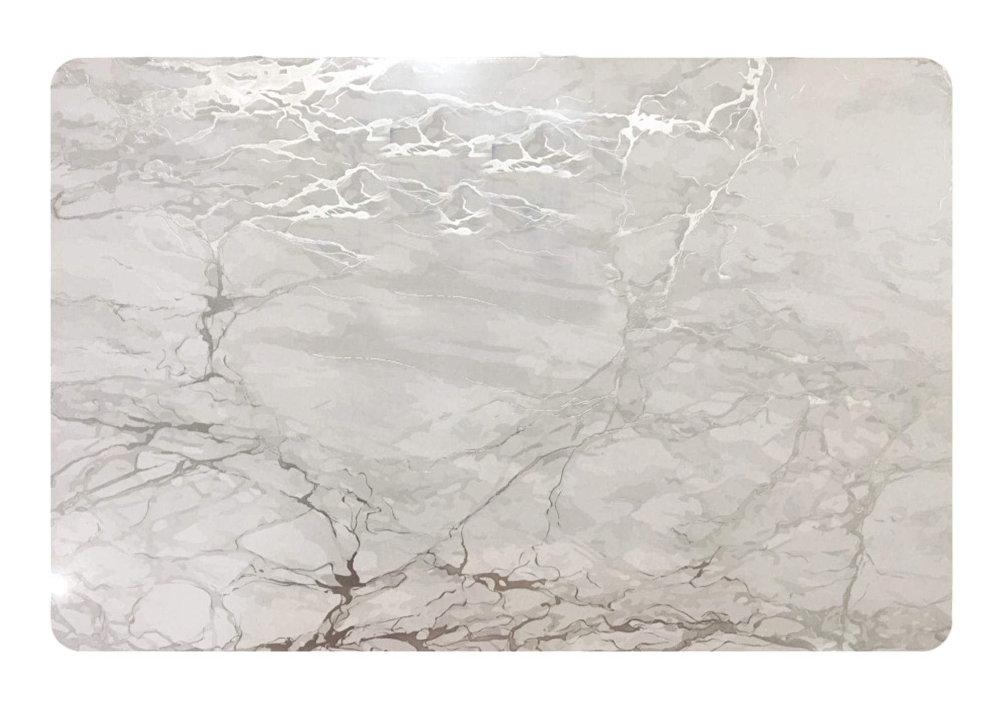 12" X 18" Silver And Gray Abstract Placemats - Image 3