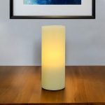 5" Ivory Flameless Pillar Candle