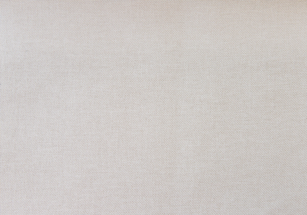 Beige Linen Blend Upholstered Arched Full Headboard With Nail Head Trim - Image 9