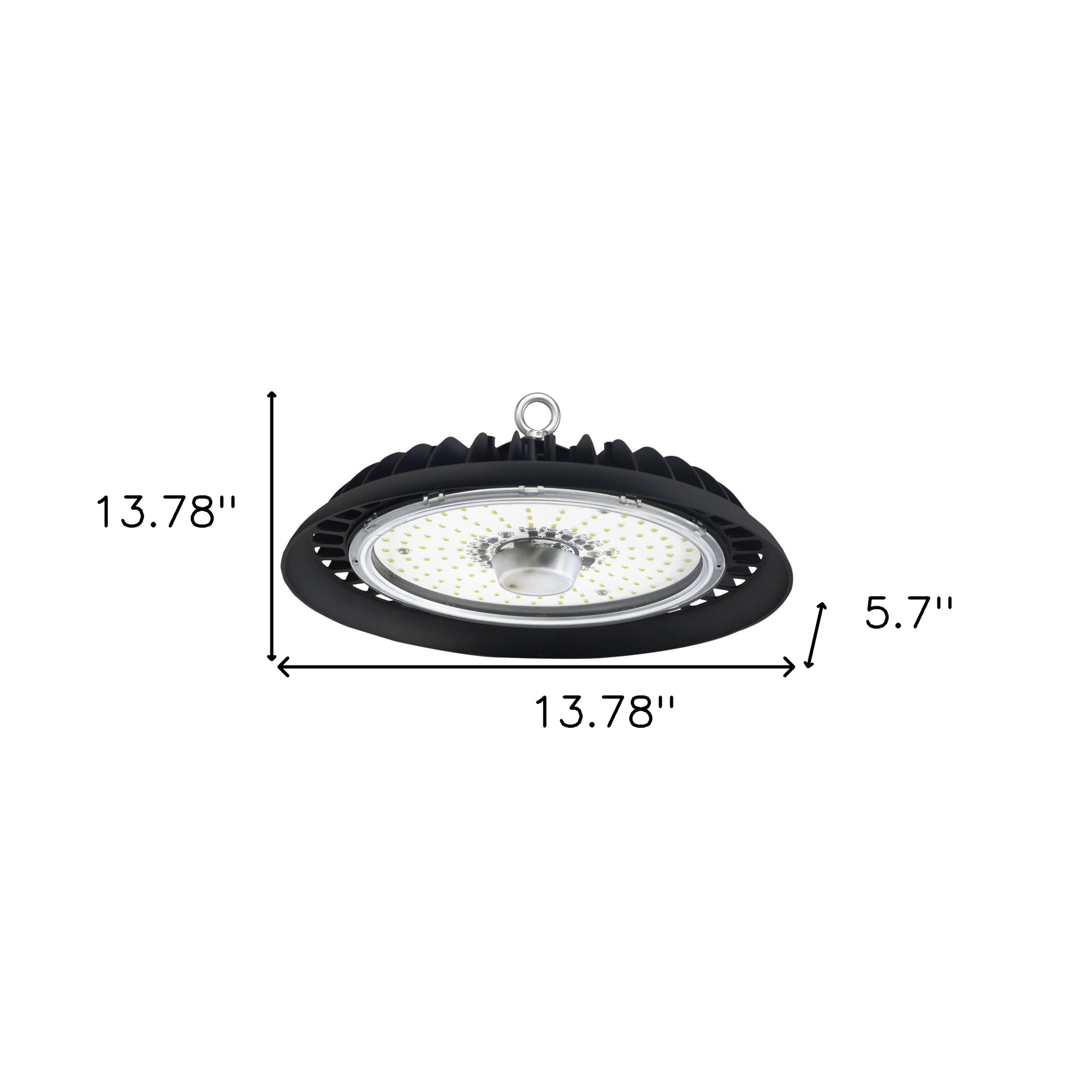 Black Metal LED Ceiling Light - Image 6