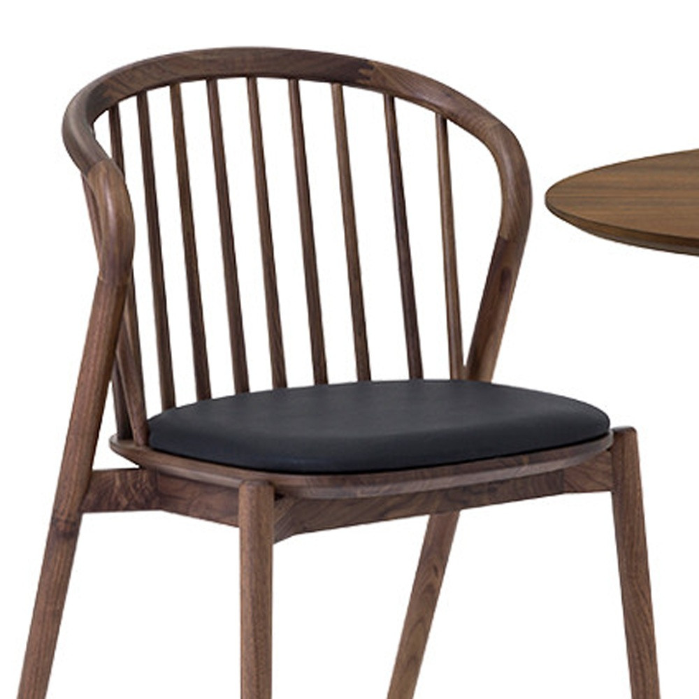 Five Piece Brown and Black Oval Dining Set with Four Chairs - Image 7