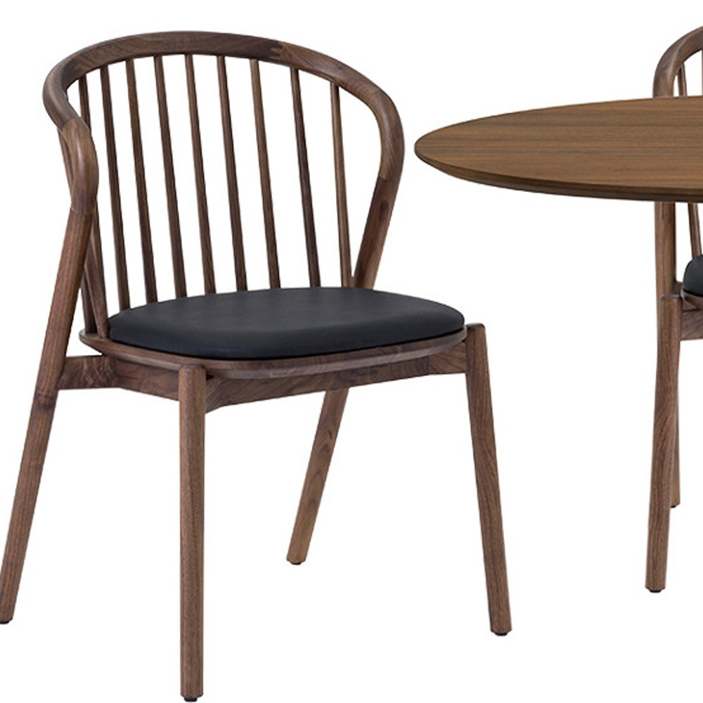 Five Piece Brown and Black Oval Dining Set with Four Chairs - Image 8