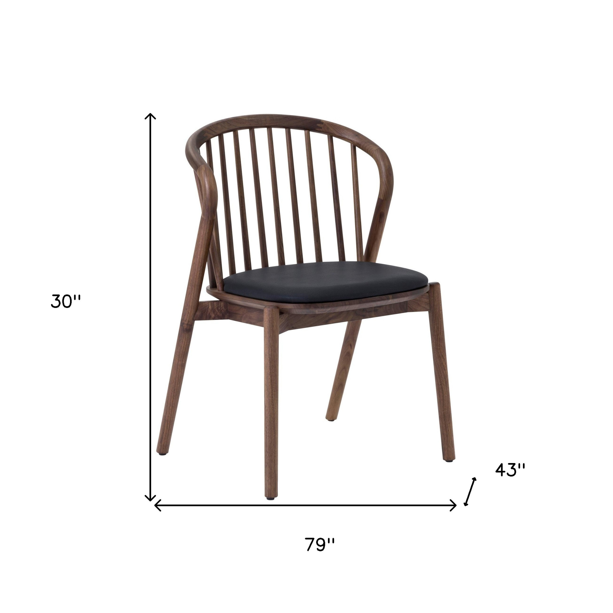 Five Piece Brown and Black Oval Dining Set with Four Chairs - Image 10